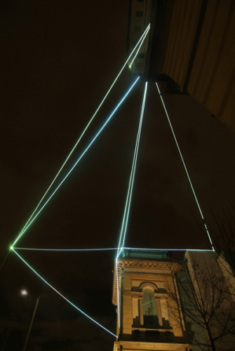 21 CARLO BERNARDINI, LIGHT CATALYST 2008; Fiber optic installation, feet h 53x71x64. Lissone (MI), Museum of Contemporary Art.